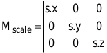 Skalierungsmatrix