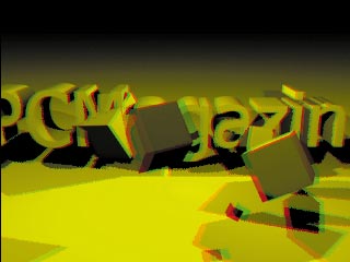 MIT EINER ROT-GRÜN-BRILLE sieht das linke Auge ausschließlich die grünen Farbanteile, das rechte Auge nur die roten.