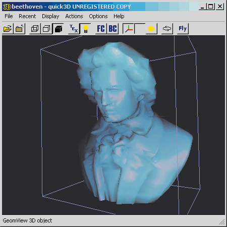 DAS BETRACHTUNGSPROGRAMM quick3D in Aktion