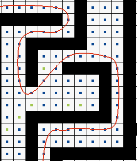 MIT CATMULL ROM SPLINES wirken die Pfade abgerundet und natürlich.