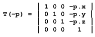 Translationsmatrix