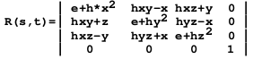 R(s, t)