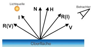 DIESE VEKTOREN sind für die Reflexion wichtig.