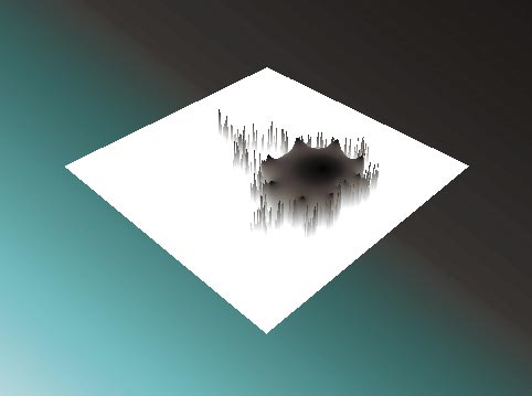 UNSER BEISPIELPROGRAMM kann auch Mandelbrotmengen berechnen.
