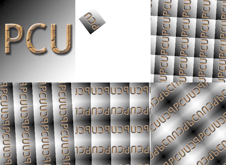 TextureBrush: Diese Beispieltextur verwendet Brush mit WrapMod Optionen.